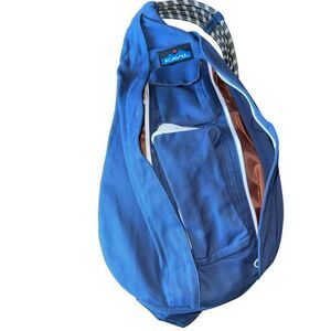 Kavu Rope Sling Backpack Unisex Blue Lightweight Adjustable Shoulder Strap